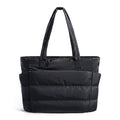 Puffy Quilted Tote Bag – Lightweight Travel & Work Handbag for Women