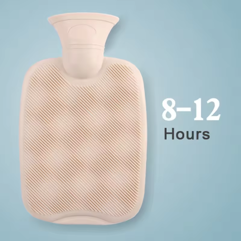 Reusable Hot Water Bottle With Soft Knitted Cover Winter Warm Bag