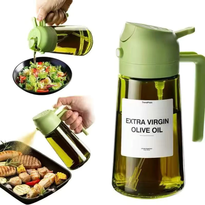 Leak Proof Kitchen Oil Dispenser Bottle OEM ODM Glass Olive Oil Bottle