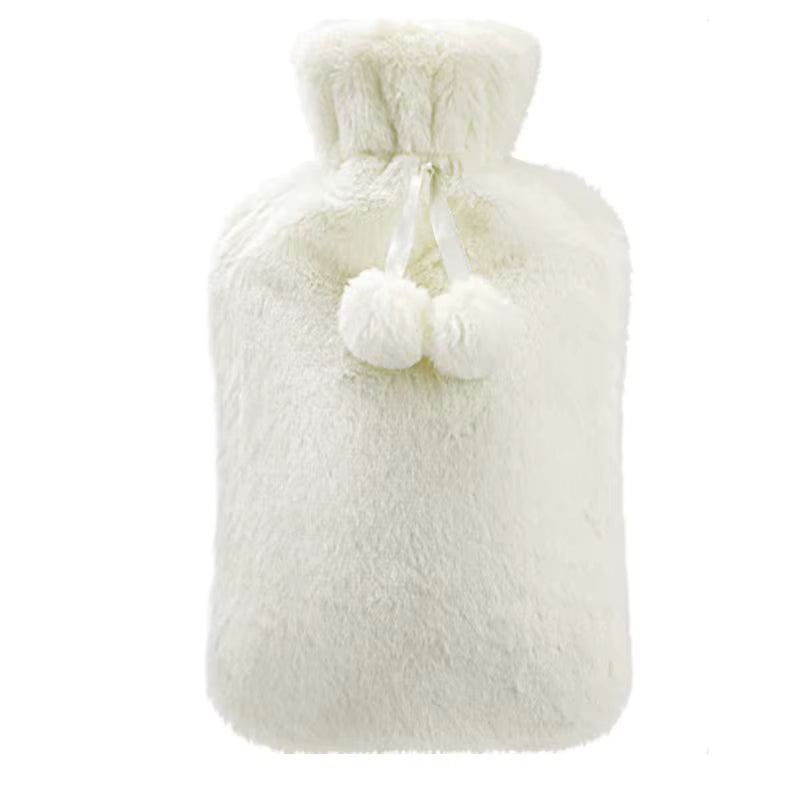 Reusable Hot Water Bottle With Soft Knitted Cover Winter Warm Bag