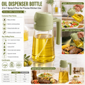 Leak Proof Kitchen Oil Dispenser Bottle OEM ODM Glass Olive Oil Bottle