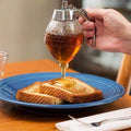 Acrylic Honey Pot Jar Squeeze Bottle with Pointed Dispenser for Jam Press for Presents